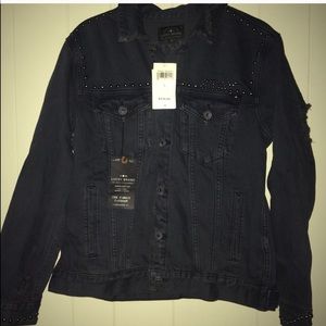 Lucky Brand distressed Denim jacket